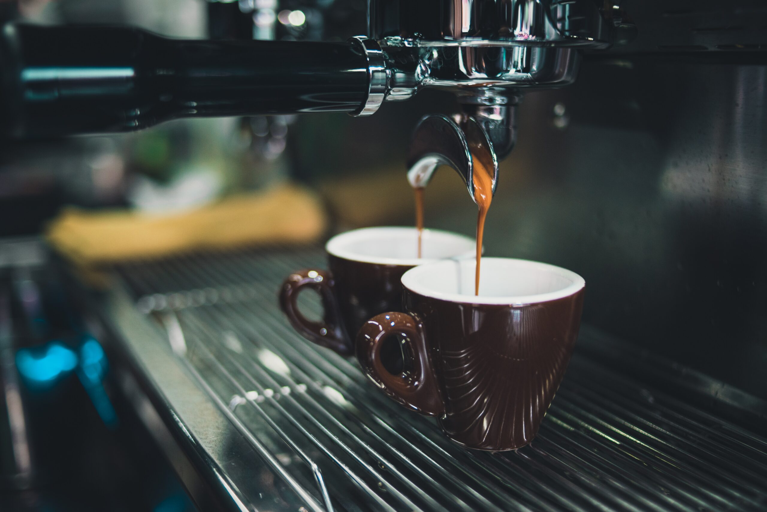 Kaffee aus Espressomaschine